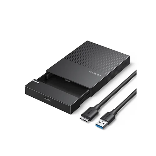 Ugreen 50743 2.4" SATA External hard drive enclosure with USB to USB C cable