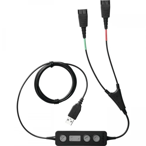 JABRA LINK 265 USB WITH 2 QD TRAINING CABLE WITH MUTE OPTION