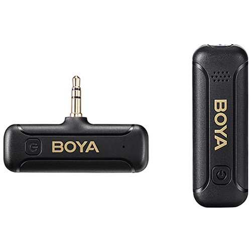 BOYA BY-WM3T2-M1 Mini Wireless Microphone System for Cameras and Smartphones (2.4 GHz)