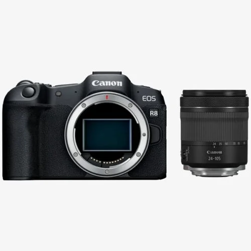 Canon EOS R8 Mirrorless Camera with RF 24-105mm F4-7.1 IS STM Lens