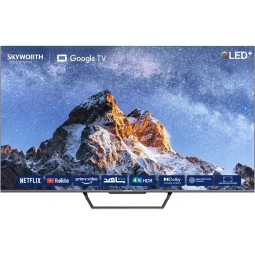 Skyworth 75 Inch Smart TV QLED 4K UHD Google TV 75SUE9500 Frameless HDR10+ Bluetooth