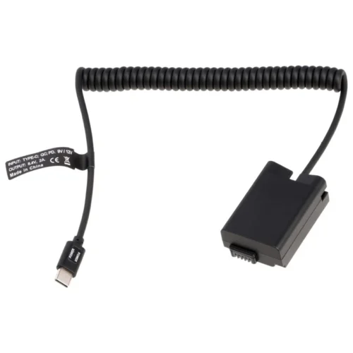 Caisi USB Type-C Connector to EN-EL25 Dummy Battery Power Adapter for Nikon ZFC Z30 Z50 Camera