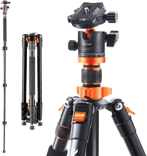 K&F Concept Aluminum Tripod K254A1+BH-28L