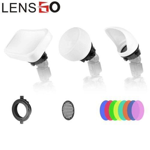 LENSGO D235 Professional Photography Flash Diffuser Kit