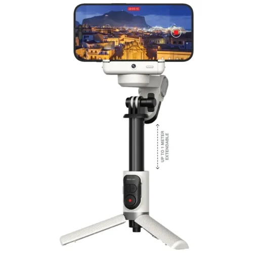 Green Lion Palermo Gimbal Tripod Stand with Remote Control - White