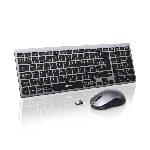 Ugreen MK552 Bluetooth & 2.4GHz Keyboard and mouse combo rechargeable