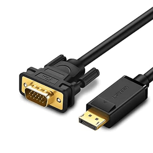 UGREEN DP105 1.5m DisplayPort to VGA Cable UG-10247 – Male to Male Adapter