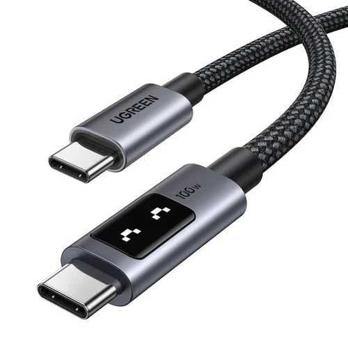 UGREEN L509 100W Uno USB-C to USB-C PD Fast Charging Cable 5A Max, 480MBS Data Transfer,  1M