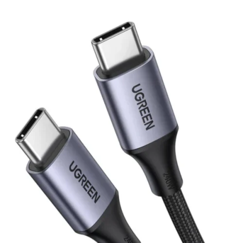 UGREEN US535 240W USB-C to USB-C, 480MBs,  PD Fast Charging Cable 5A Max Space Gray