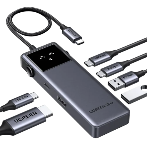 UGREEN CM888 6 -In -1 UNO Docking Station- USB-C To 2*USB 3.2 A/2*USB-C 3.2 Gen 2 (data only)/HDMI/ 100W PD Converter