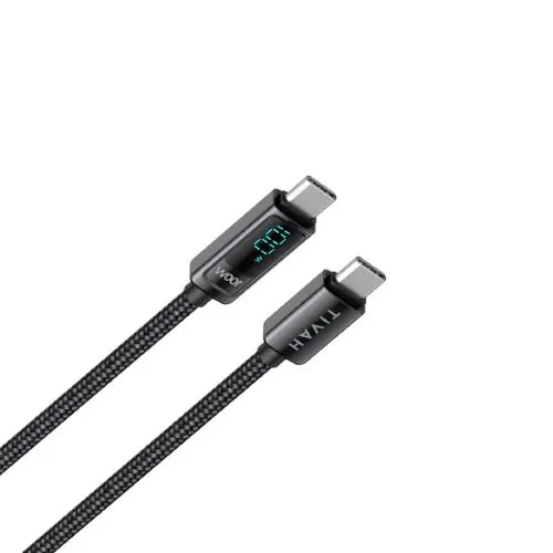 Havit CB6284 USB-C to USB-C, Fast Charging Cable PD100W, LED Display 200CM