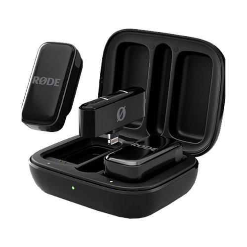 RODE Wireless Micro 2-Person Ultracompact Wireless Microphone System (Lightning, Black)