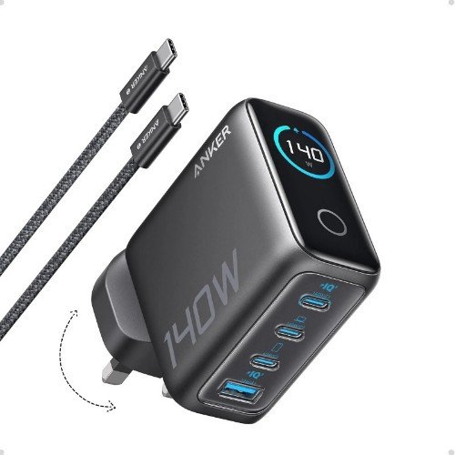Anker Fast Charger (140W, 4-Port, PD 3.1)
