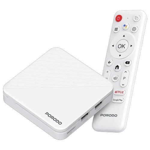 Porodo Enchobox Android Tv Box with 4k Ultra HD Streaming