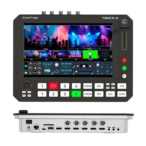 CineTreak Touch-S 4-Ch HDMI/SDI 4K Video Switcher with Touchscreen