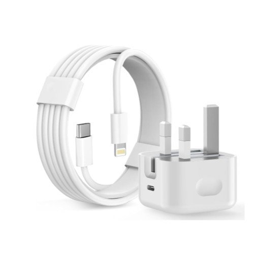 UGREEN USB-C Power Adapter with Cable, 20W Power Output, USB-C to Lightning 1M Cable CD137