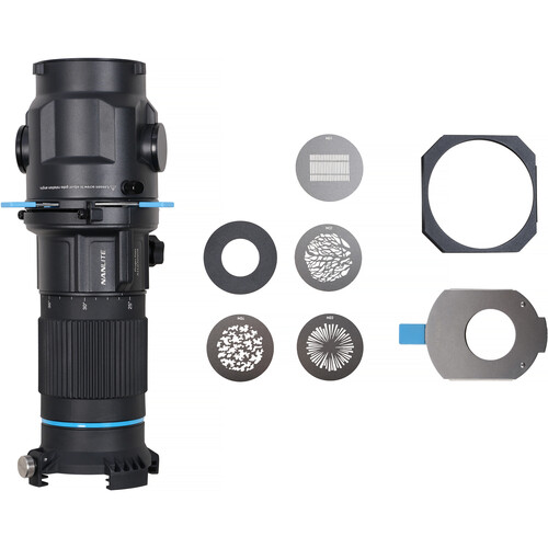 Nanlite Projection Attachment for Bowens Mount with 25-45° Zoom Lens